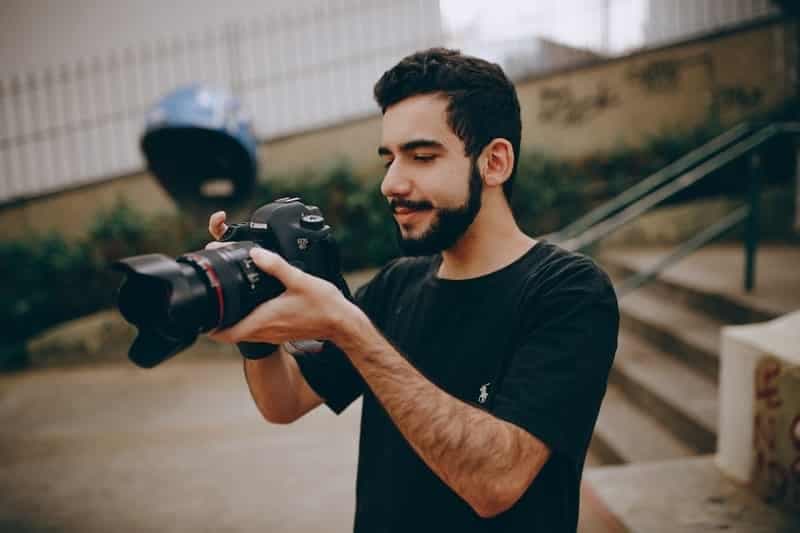 Freelancer Photographer Taking a Photo