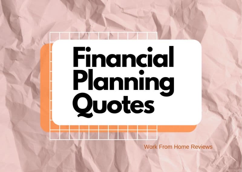 Financial Planning Quotes